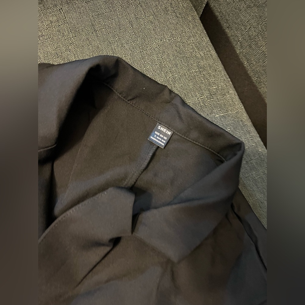 Priv Solid Button Front Blazer & Pants - image 6